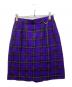 Christian Dior Sports（クリスチャン ディオールスポーツ）の古着「チェックスカート」｜ブルー
