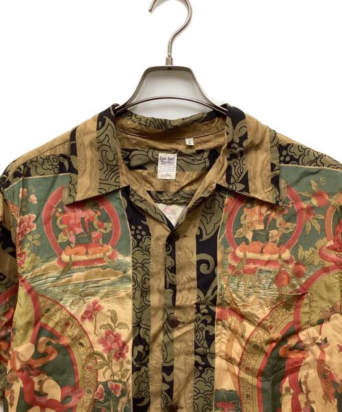 Sun Surf SPECIAL EDITION（サンサーフ・スペシャルエディション）Sun Surf SPECIAL EDITION (サンサーフ・スペシャルエディション) MANDALA 曼荼羅半袖レーヨンアロハ（マンダラ） マルチカラー サイズ:Lの古着・服飾アイテム