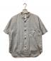 MHL（エムエイチエル）の古着「COTTON RAMIE POPLIN SS SHIRT/コットンラミーポプリンシャツ」｜グレー