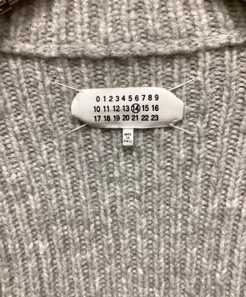 Maison Margiela（メゾンマルジェラ）Maison Margiela (メゾンマルジェラ) ニットカーディガン グレー サイズ:sの古着・服飾アイテム