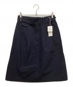 nanamicaナナミカ）の古着「Cotton Wool Gurkha Skirt(コットンウールグルカスカート)」｜ネイビー