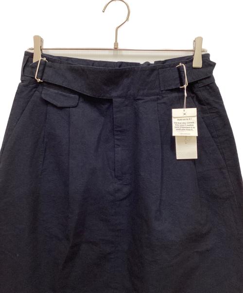 nanamica（ナナミカ）nanamica (ナナミカ) Cotton Wool Gurkha Skirt(コットンウールグルカスカート) ネイビー サイズ:1の古着・服飾アイテム
