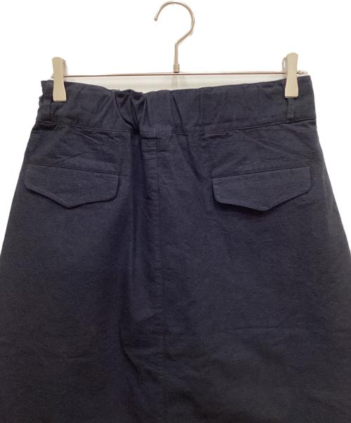 nanamica（ナナミカ）nanamica (ナナミカ) Cotton Wool Gurkha Skirt(コットンウールグルカスカート) ネイビー サイズ:1の古着・服飾アイテム