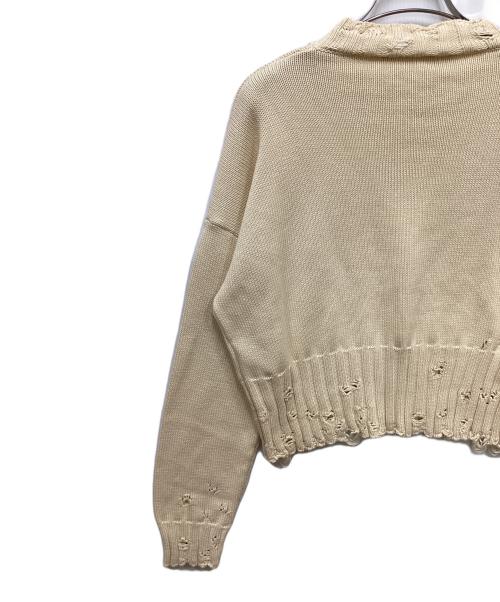 MARNI（マルニ）MARNI (マルニ) コットンクロップドセーター ベージュ サイズ:44の古着・服飾アイテム
