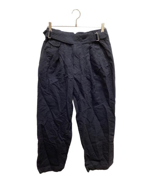 nanamica（ナナミカ）nanamica (ナナミカ) Cotton Wool Gurkha Pants(コットンウールグルカパンツ) ネイビーの古着・服飾アイテム