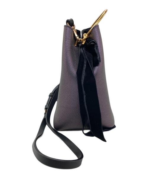 CHARLES & KEITH（チャールズアンドキース）CHARLES & KEITH (チャールズ＆キース) 玉虫調2WAYショルダーバッグ パープル サイズ:-の古着・服飾アイテム