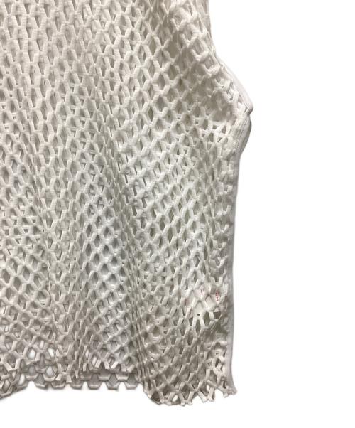 MAISON SPECIAL（メゾンスペシャル）MAISON SPECIAL (メゾンスペシャル) ビッグメッシュロングスリーブTシャツ ホワイト サイズ:2の古着・服飾アイテム