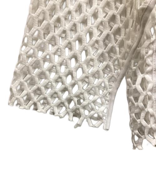 MAISON SPECIAL（メゾンスペシャル）MAISON SPECIAL (メゾンスペシャル) ビッグメッシュロングスリーブTシャツ ホワイト サイズ:2の古着・服飾アイテム