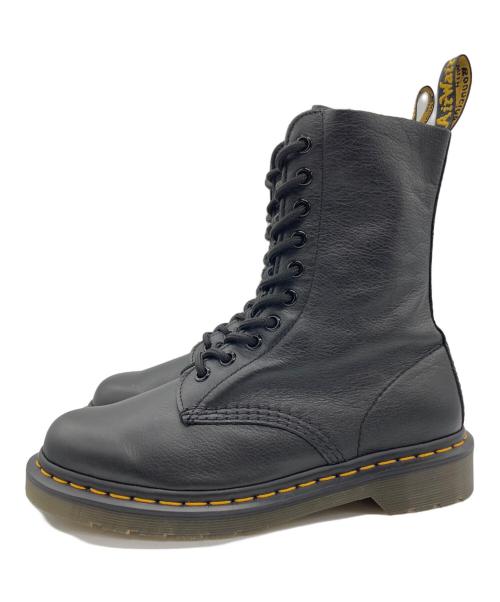 Dr.Martens（ドクターマーチン）Dr.Martens (ドクターマーチン) Virginia 10ホールブーツ ブラック サイズ:UK5の古着・服飾アイテム