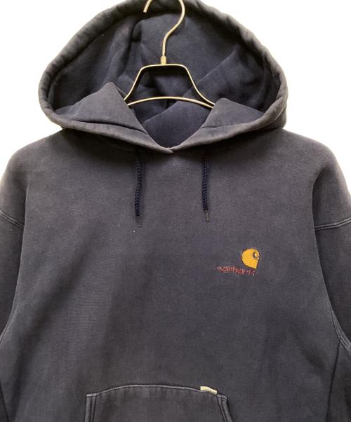 CarHartt（カーハート）CarHartt (カーハート) プルオーバーパーカー パープル サイズ:Lの古着・服飾アイテム