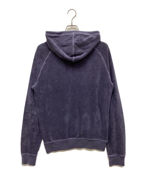 DSQUARED2（ディースクエアード）DSQUARED2 (ディースクエアード) ロゴパイルパーカー ネイビー サイズ:Mの古着・服飾アイテム