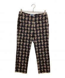 PRADA（プラダ）の古着「総柄パンツ(ソウガラパンツ)」｜ブラウン