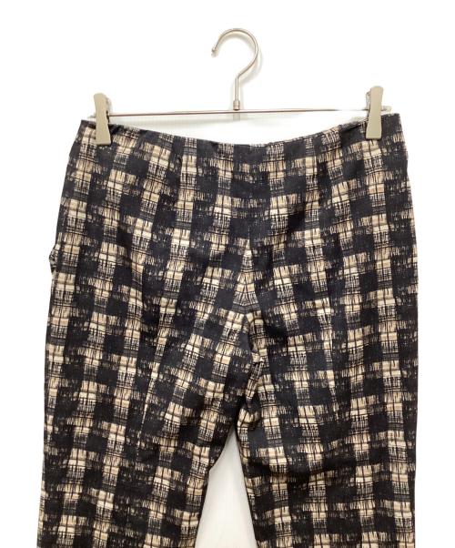 PRADA（プラダ）PRADA (プラダ) 総柄パンツ(ソウガラパンツ) ブラウン サイズ:40の古着・服飾アイテム