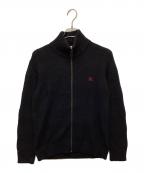 BURBERRY BLACK LABELバーバリーブラックレーベル）の古着「ドライバーズニット」｜ブラック