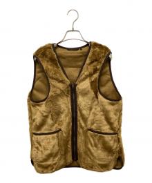 Barbour（バブアー）の古着「FUR LINER VEST/ファーライナーベスト」｜ブラウン