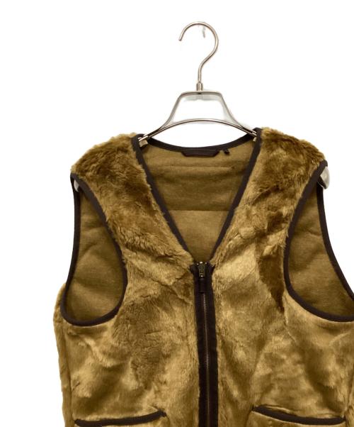 Barbour（バブアー）Barbour (バブアー) FUR LINER VEST/ファーライナーベスト ブラウン サイズ:36の古着・服飾アイテム