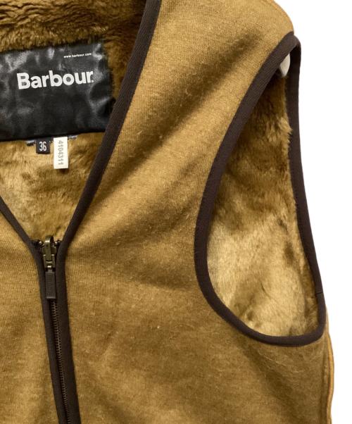 Barbour（バブアー）Barbour (バブアー) FUR LINER VEST/ファーライナーベスト ブラウン サイズ:36の古着・服飾アイテム