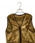 中古・古着 Barbour (バブアー) FUR LINER VEST/ファーライナーベスト ブラウン サイズ:36：7000円