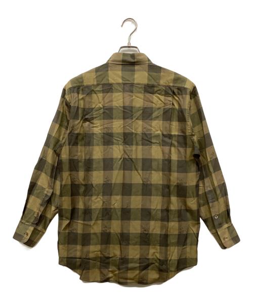 Burberry's（バーバリー）Burberry's (バーバリーズ) シャドーホースチェックシャツ ブラウン サイズ:Lの古着・服飾アイテム