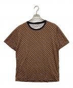 Maison Margielaメゾンマルジェラ）の古着「DIAMOND CHECK TOPS/ダイアモンドチェックトップス」｜オレンジ