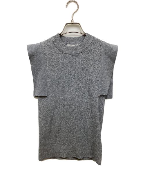 CLANE（クラネ）CLANE (クラネ) SQUARE SLEEVE KNIT TOPS/スクエアスリーブニットトップス ブルー サイズ:1の古着・服飾アイテム