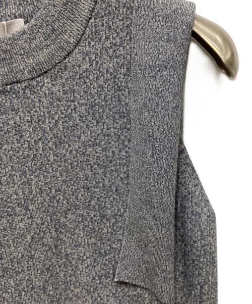 CLANE（クラネ）CLANE (クラネ) SQUARE SLEEVE KNIT TOPS/スクエアスリーブニットトップス ブルー サイズ:1の古着・服飾アイテム