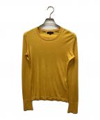 BURBERRY LONDONバーバリーロンドン）の古着「シルクカシミヤ混縫ニット」｜イエロー