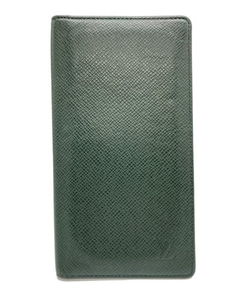 LOUIS VUITTON（ルイ ヴィトン）LOUIS VUITTON (ルイ ヴィトン) タイガ ポルトカルトクレディ グリーンの古着・服飾アイテム