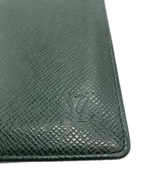 LOUIS VUITTON（ルイ ヴィトン）LOUIS VUITTON (ルイ ヴィトン) タイガ ポルトカルトクレディ グリーンの古着・服飾アイテム