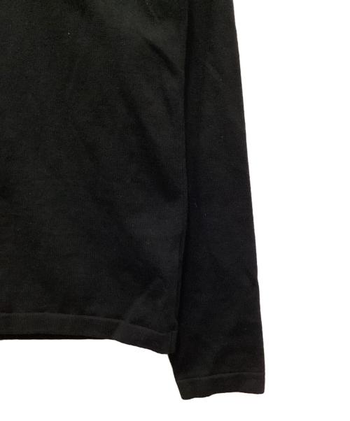 CABAN（キャバン）CABAN (キャバン) コットンカシミヤ クルーネックプルオーバー ブラック サイズ:Sの古着・服飾アイテム
