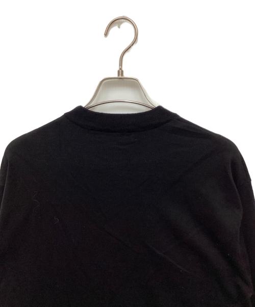 CABAN（キャバン）CABAN (キャバン) コットンカシミヤ クルーネックプルオーバー ブラック サイズ:Sの古着・服飾アイテム