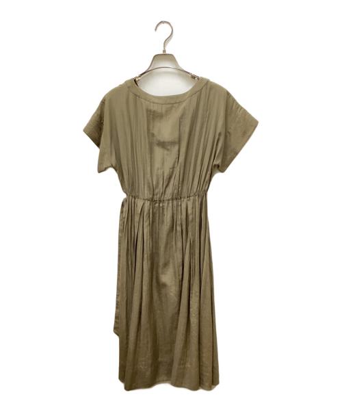 ANAYI（アナイ）ANAYI (アナイ) ベルテッドS/Sワンピ―ス オリーブ サイズ:34の古着・服飾アイテム