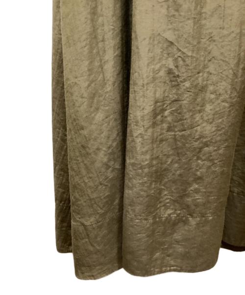 ANAYI（アナイ）ANAYI (アナイ) ベルテッドS/Sワンピ―ス オリーブ サイズ:34の古着・服飾アイテム