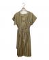 ANAYI (アナイ) ベルテッドS/Sワンピ―ス オリーブ サイズ:34：4000円