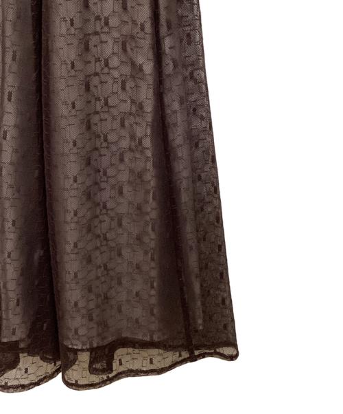 ANDRESD（アンドレスド）ANDRESD (アンドレスド) back open geometric dress/バックオープンジオメトリックドレス レッド サイズ:Mの古着・服飾アイテム