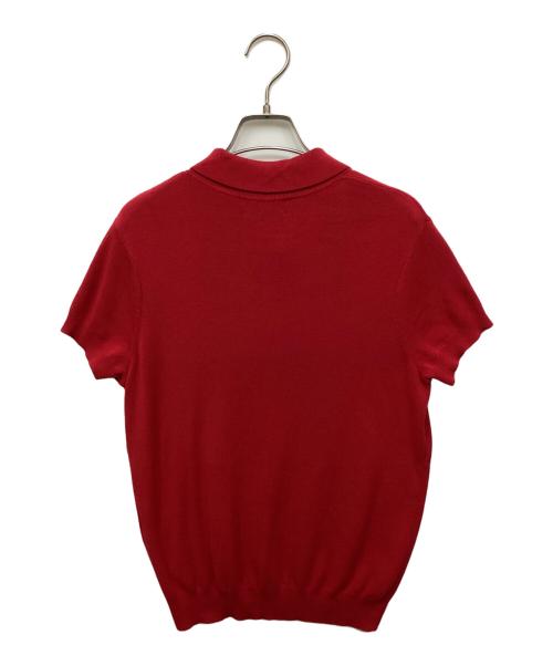 A.P.C.（アーペーセー）A.P.C. (アーペーセー) ニットポロシャツ レッド サイズ:Sの古着・服飾アイテム