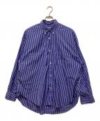 H BEAUTY&YOUTH×THOMAS MASONエイチ ビューティー&ユース×トーマスメイソン）の古着「Stripe Shirt/ストライプシャツ」｜ブルー