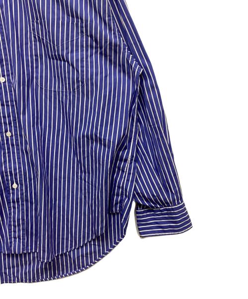 H BEAUTY&YOUTH（エイチ ビューティー&ユース）H BEAUTY&YOUTH (エイチ ビューティー&ユース) THOMAS MASON (トーマスメイソン) Stripe Shirt/ストライプシャツ ブルー サイズ:Lの古着・服飾アイテム