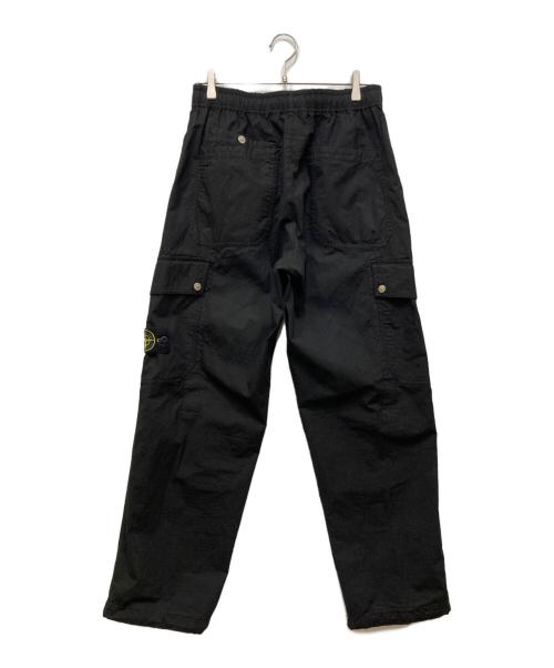 STONE ISLAND（ストーンアイランド）STONE ISLAND (ストーンアイランド) Ripstop Trousers/リップストップトラウザーズ ブラック サイズ:W30の古着・服飾アイテム