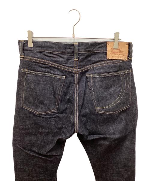 MOMOTARO JEANS（桃太郎ジーンズ）MOMOTARO JEANS (桃太郎ジーンズ) 銅丹特濃スリムテーパード インディゴ サイズ:83.5cm (W33)の古着・服飾アイテム