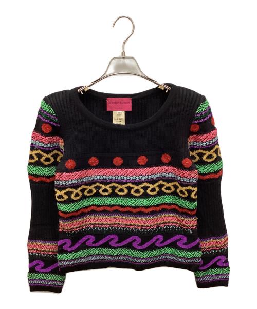 Christian Lacroix（クリスチャン ラクロワ）Christian Lacroix (クリスチャン ラクロワ) ニットセットアップ ブラック サイズ:38の古着・服飾アイテム