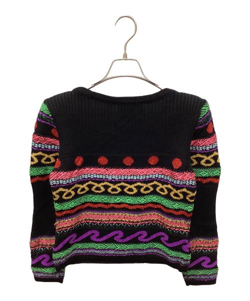 Christian Lacroix（クリスチャン ラクロワ）Christian Lacroix (クリスチャン ラクロワ) ニットセットアップ ブラック サイズ:38の古着・服飾アイテム
