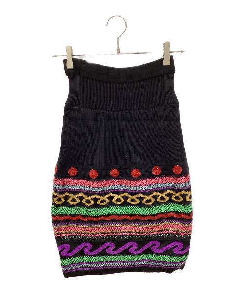 Christian Lacroix（クリスチャン ラクロワ）Christian Lacroix (クリスチャン ラクロワ) ニットセットアップ ブラック サイズ:38の古着・服飾アイテム