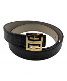 GIVENCHY（ジバンシィ）の古着「4Gリバーシブルベルト」｜ブラック