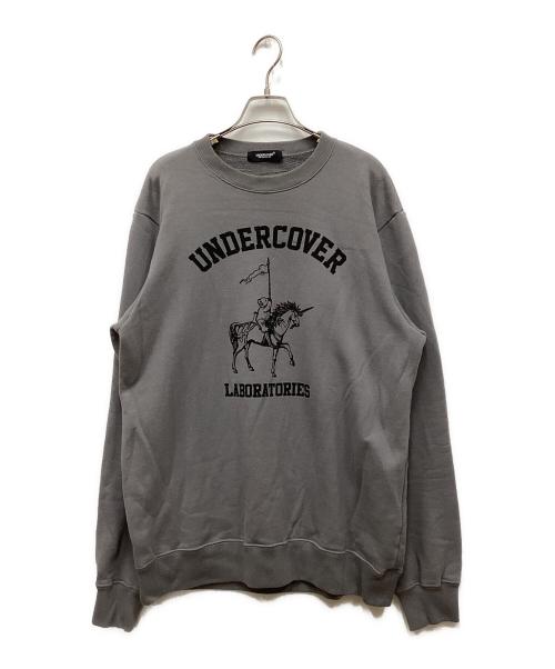 UNDERCOVER（アンダーカバー）UNDERCOVER (アンダーカバー) ユニコーンベアスウェット グレー サイズ:3の古着・服飾アイテム