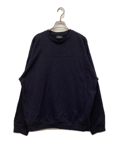 A.P.C.（アーペーセー）A.P.C. (アーペーセー) CREW NECK SWEAT(クルーネックスウェット) ネイビー サイズ:Lの古着・服飾アイテム