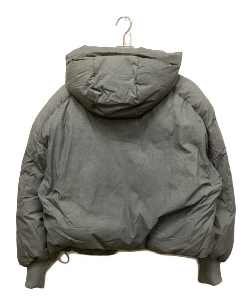 ZARA（ザラ）ZARA (ザラ) ボクシーフィット キルティングジャケット グレー サイズ:Mの古着・服飾アイテム