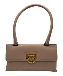 Salvatore Ferragamo（サルヴァトーレ フェラガモ）の古着「TRIFOLIOスイングバッグ/トリフォリオスイングバッグ」｜ピンク