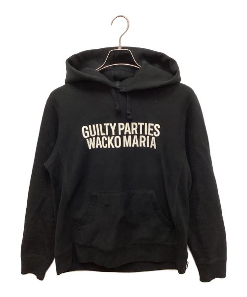 WACKO MARIA（ワコマリア）WACKO MARIA (ワコマリア) HEAVY WEIGHT PULLOVER HOODED SWEAT SHIRT/ヘビーウエイトプルオーバーフーデットスウェットシャツ ブラック サイズ:Mの古着・服飾アイテム