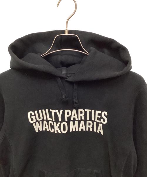 WACKO MARIA（ワコマリア）WACKO MARIA (ワコマリア) HEAVY WEIGHT PULLOVER HOODED SWEAT SHIRT/ヘビーウエイトプルオーバーフーデットスウェットシャツ ブラック サイズ:Mの古着・服飾アイテム